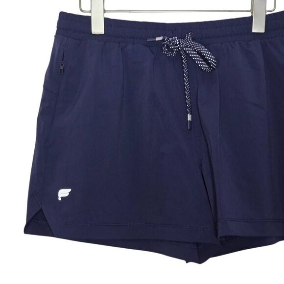 Fabletics The One Shorts Size Medium Navy Athletic Workout - Picture 2 of 4